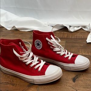 Red High Top Converse